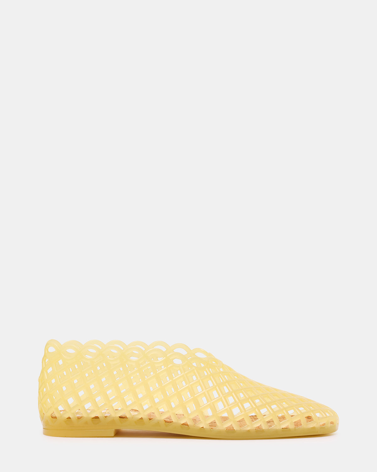 GROVE Butter Yellow Square-Toe Jelly Women's Flat Steve Madden BUTTER YELLOW