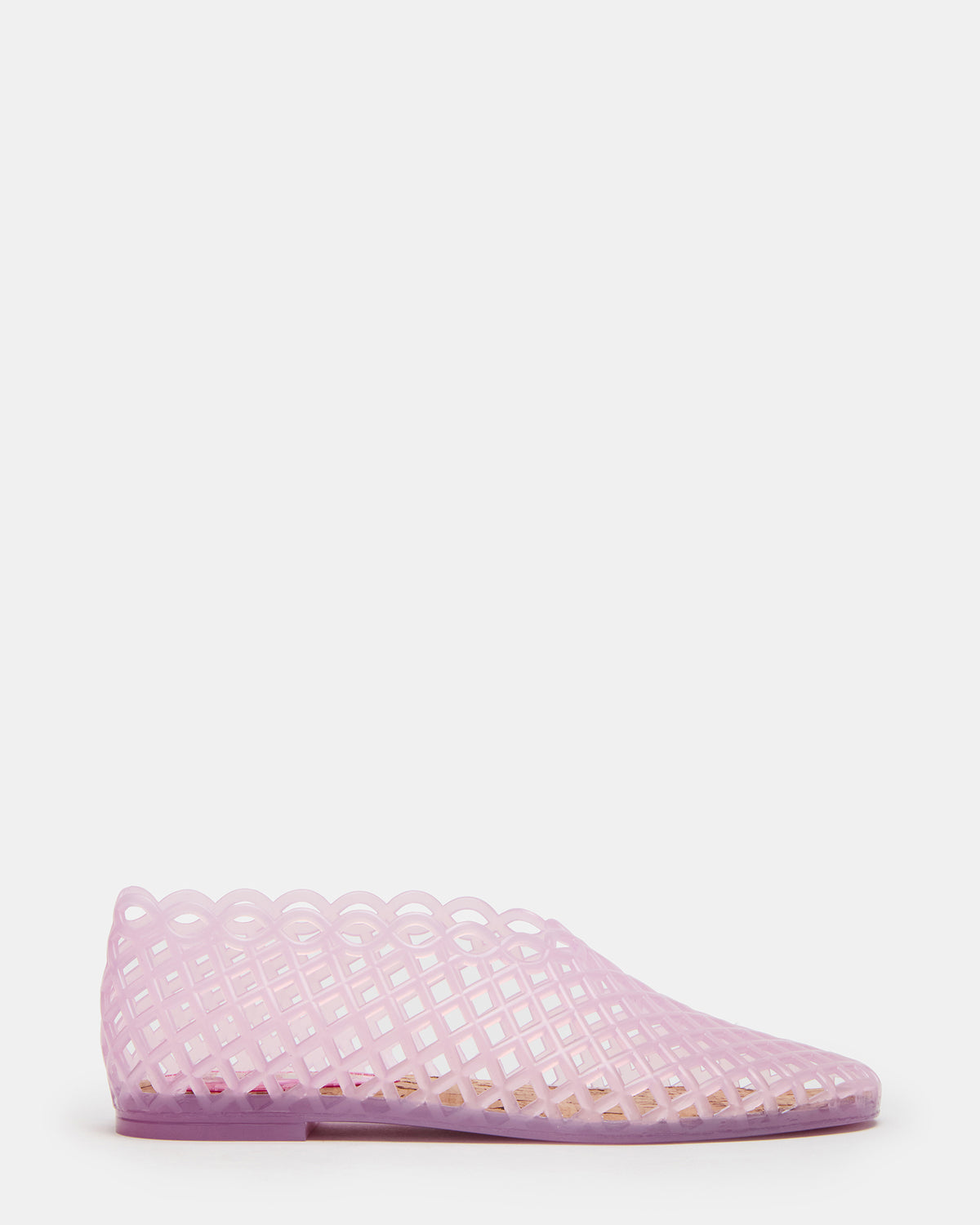 GROVE Pink Square-Toe Jelly Women's Flat Steve Madden PINK