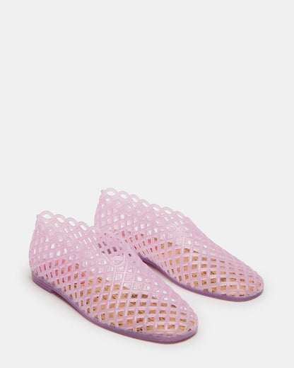 GROVE Pink Square-Toe Jelly Women's Flat Steve Madden PINK