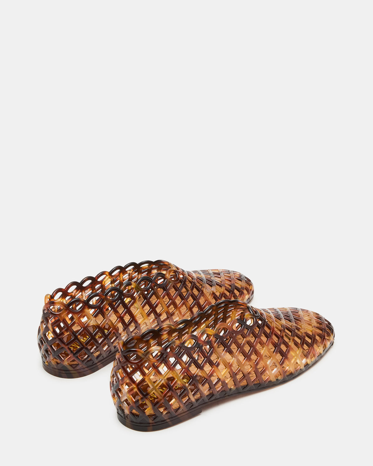 GROVE Tortoise Square-Toe Jelly Women's Flat Steve Madden TORTOISE