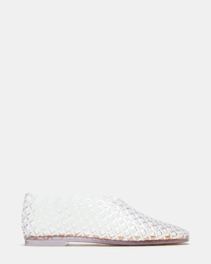 GROVE Clear Square-Toe Jelly Women's Flat Steve Madden CLEAR