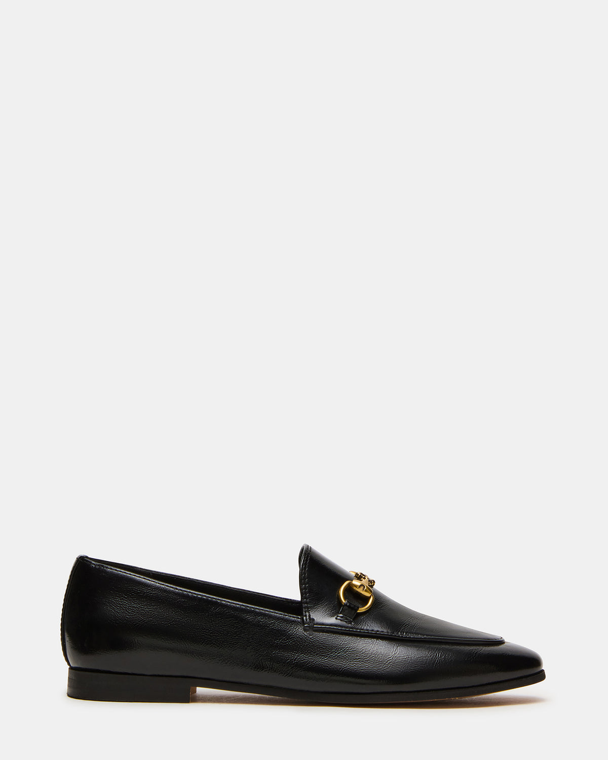 GRAFTON Black Leather Women's Loafer Steve Madden BLACK LEATHER