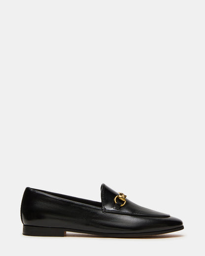 GRAFTON Black Leather Women's Loafer Steve Madden BLACK LEATHER