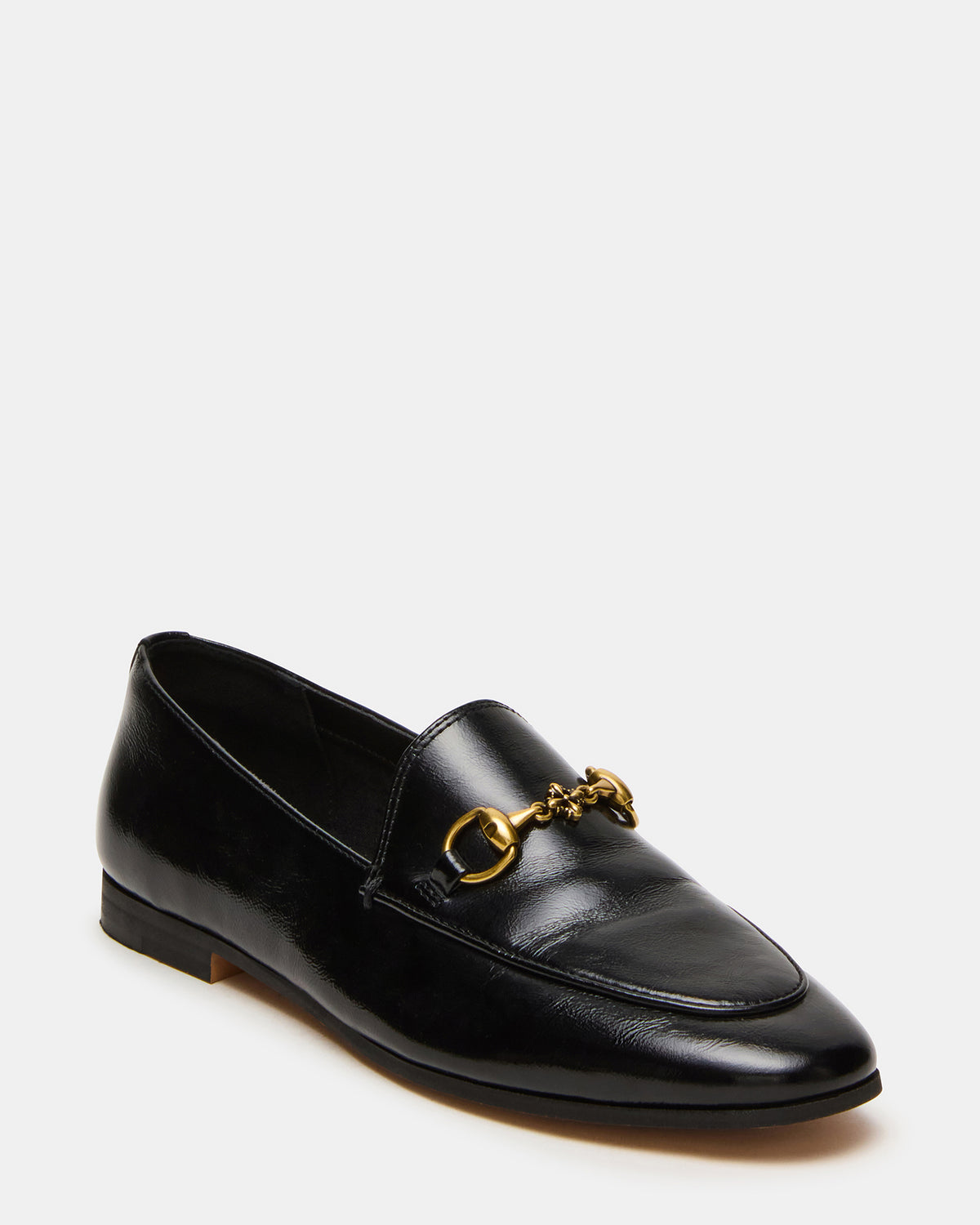 GRAFTON Black Leather Women's Loafer Steve Madden BLACK LEATHER