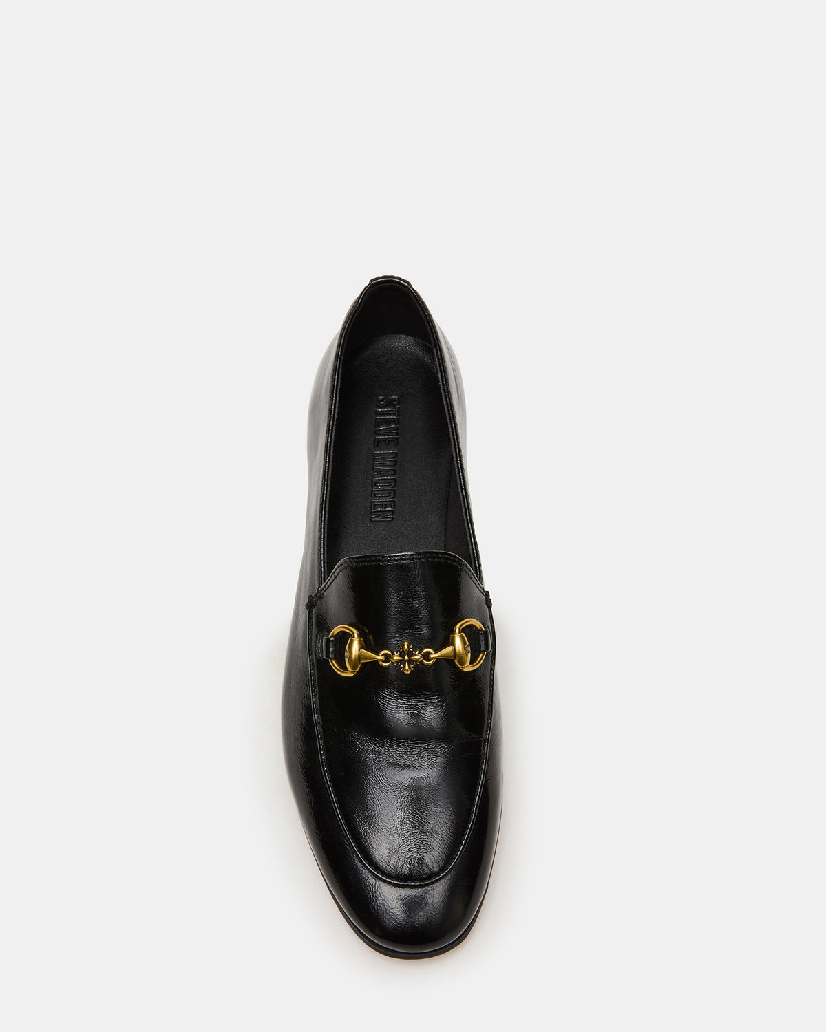 GRAFTON Black Leather Women's Loafer Steve Madden BLACK LEATHER