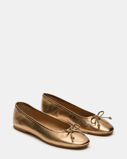 VIXEN Gold Women's Ballet Flats Steve Madden GOLD