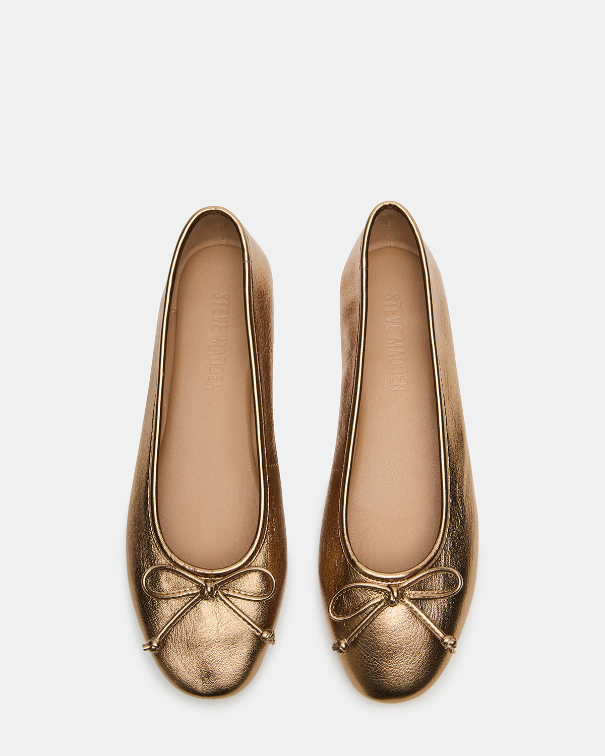 VIXEN Gold Women's Ballet Flats Steve Madden GOLD