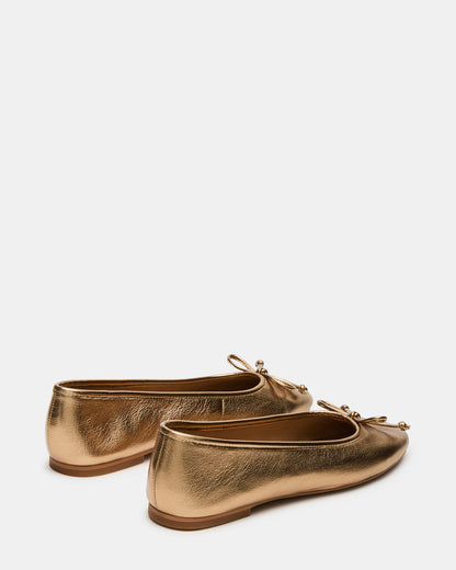 VIXEN Gold Women's Ballet Flats Steve Madden GOLD