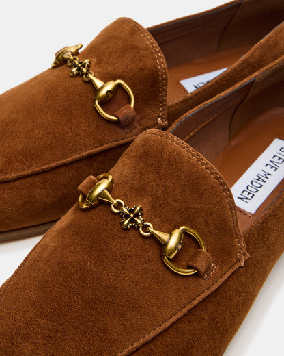 GRAFTON Chestnut Suede Women's Loafer Steve Madden CHESTNUT SUEDE