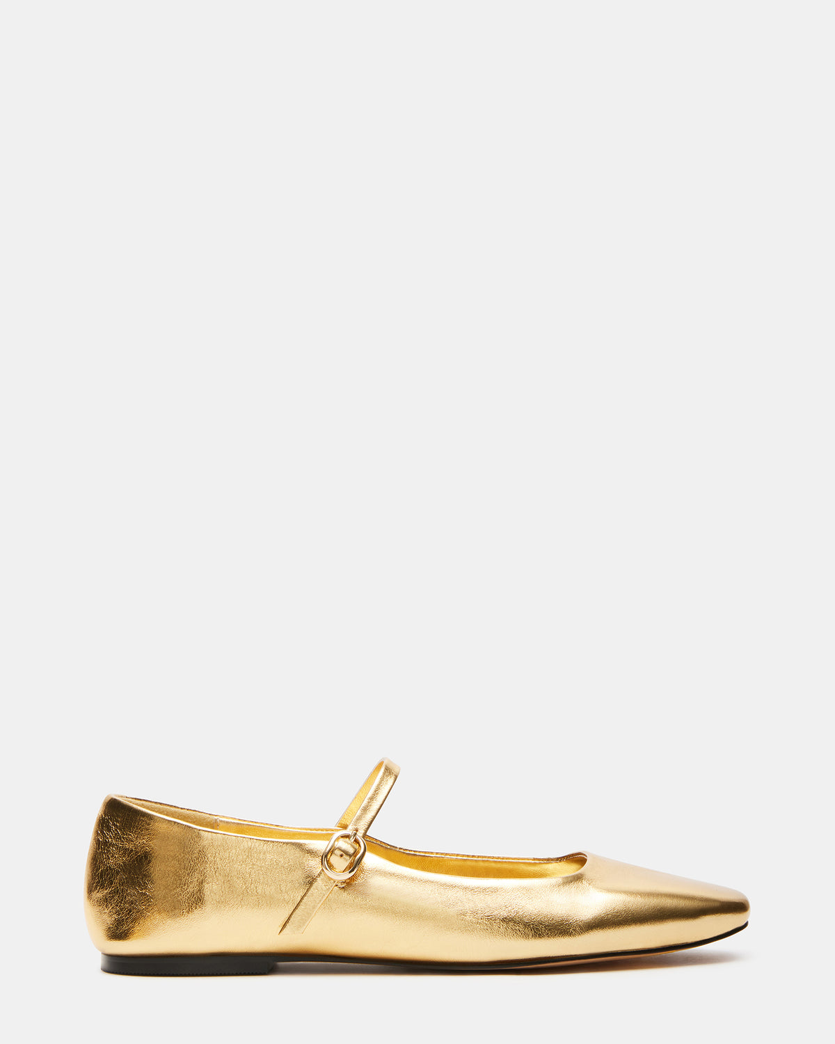 MAPLE Gold Leather Women's Mary Jane Ballet Flat Steve Madden GOLD LEATHER