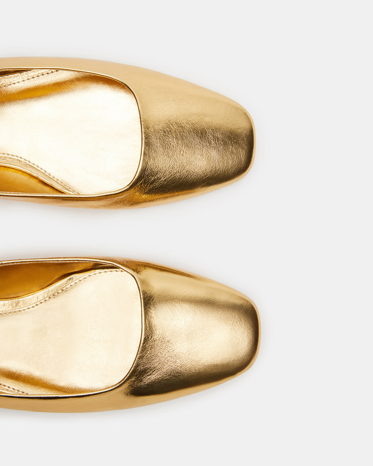MAPLE Gold Leather Women's Mary Jane Ballet Flat Steve Madden GOLD LEATHER