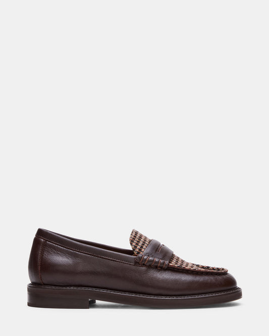 MADISON Brown Multi Women's Penny Loafer Steve Madden BROWN MULTI