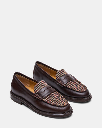 MADISON Brown Multi Women's Penny Loafer Steve Madden BROWN MULTI