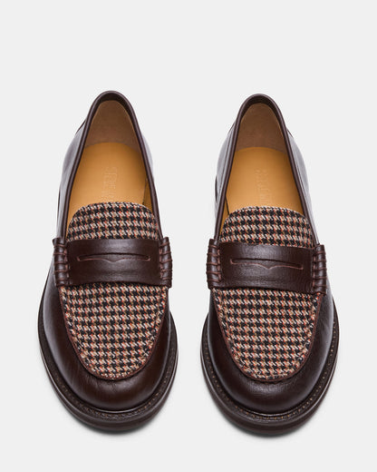 MADISON Brown Multi Women's Penny Loafer Steve Madden BROWN MULTI