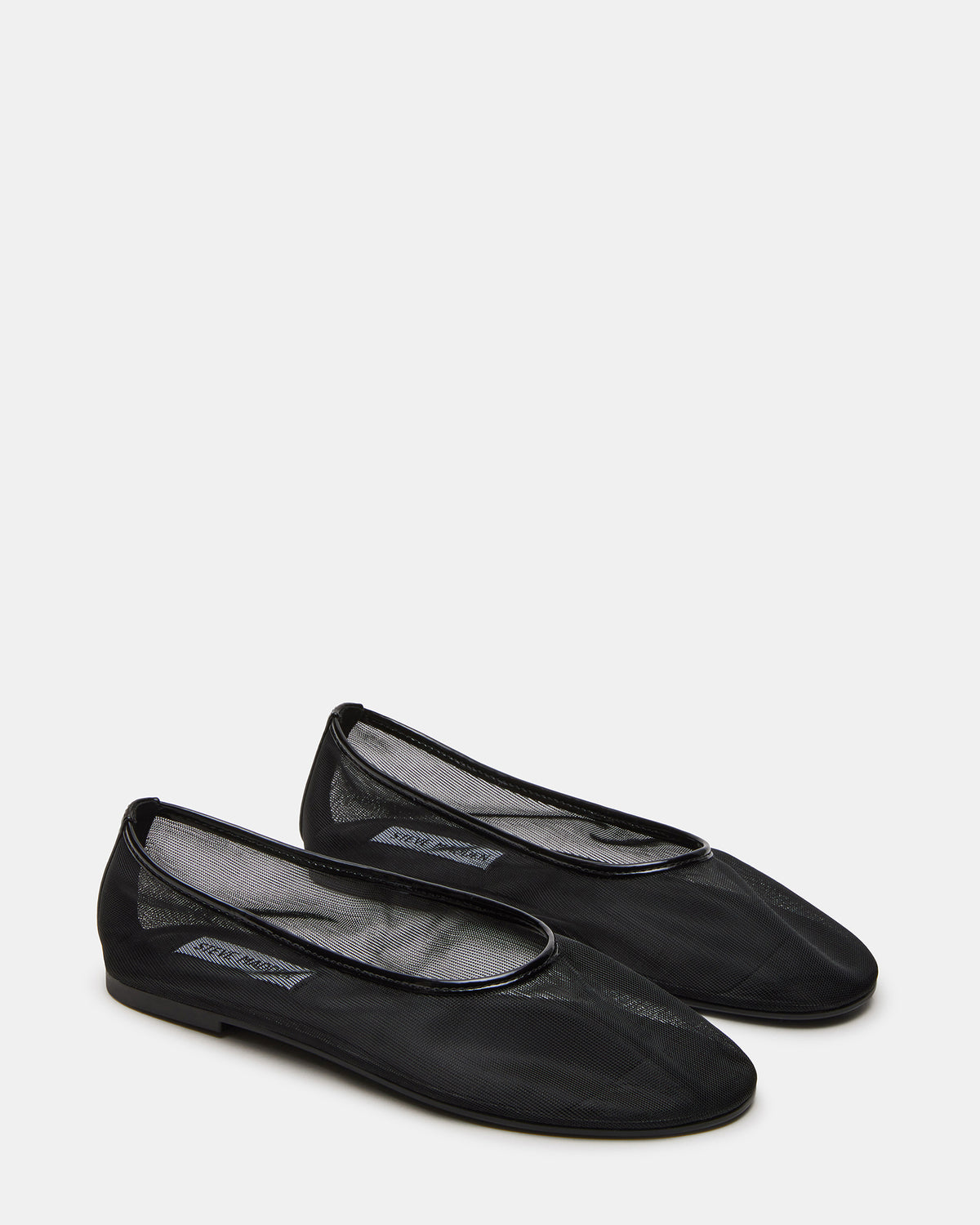 MEADOW Black Mesh Women's Ballet Flats Steve Madden BLACK
