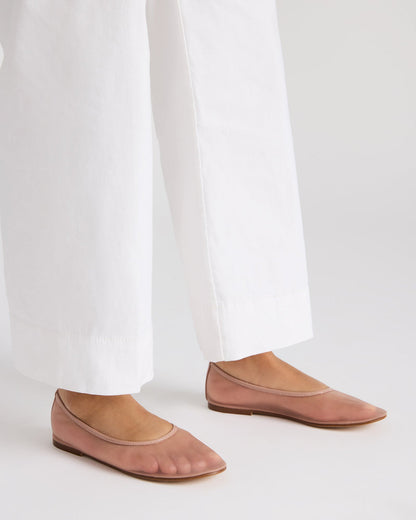 MEADOW Blush Mesh Women's Ballet Flats Steve Madden BLUSH