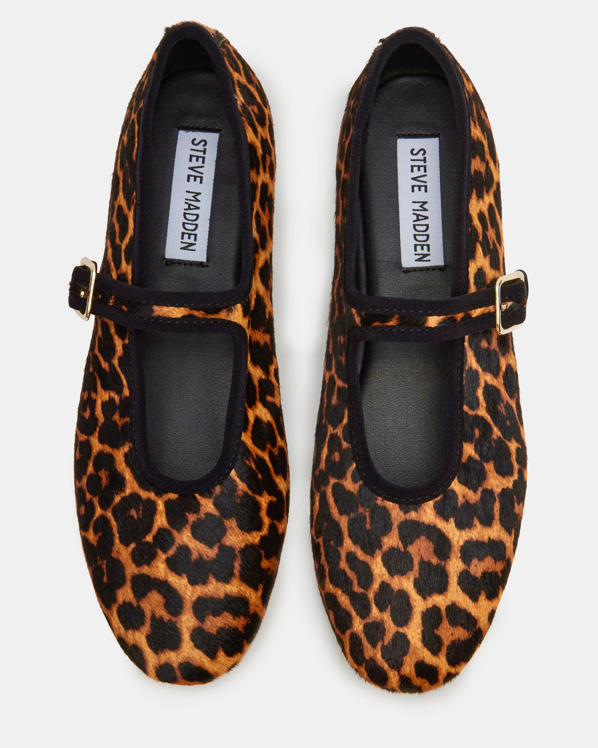 DREAMING Leopard Women's Mary Jane Flats Steve Madden LEOPARD