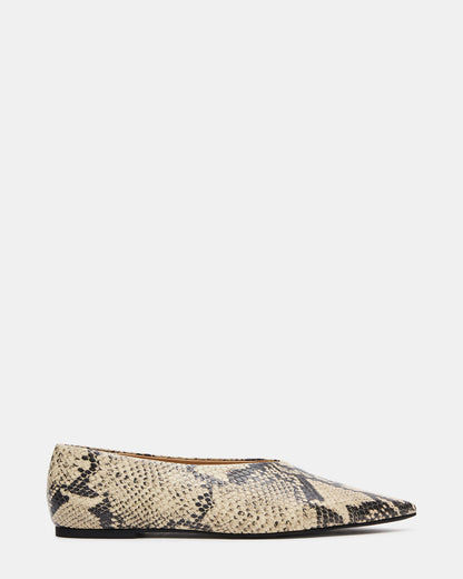 FLOYD Snake Pointed-Toe Ballet Women's Flat Steve Madden SNAKE