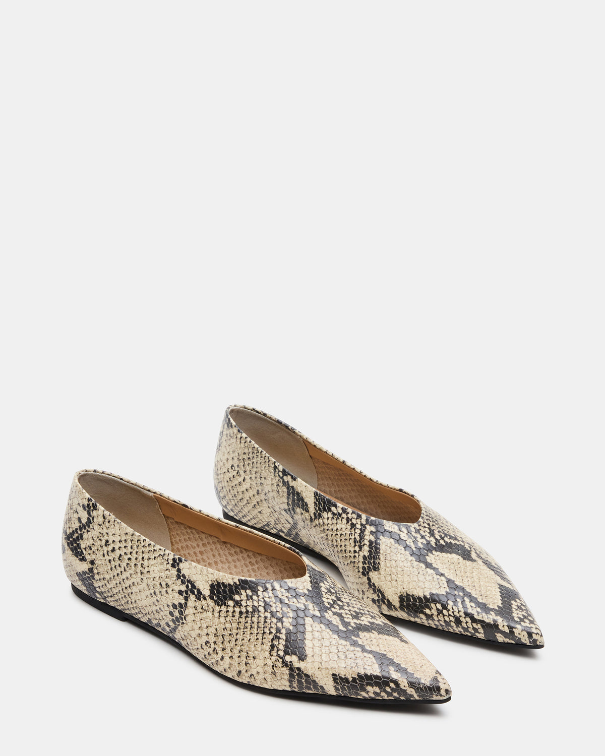 FLOYD Snake Pointed-Toe Ballet Women's Flat Steve Madden SNAKE
