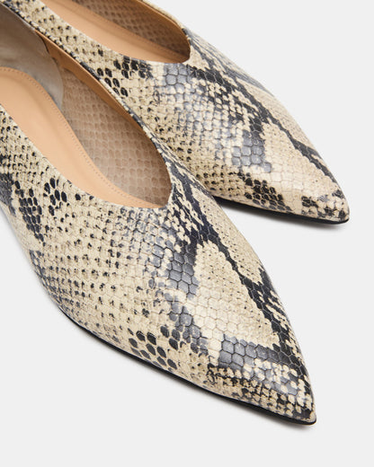 FLOYD Snake Pointed-Toe Ballet Women's Flat Steve Madden SNAKE