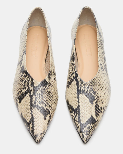 FLOYD Snake Pointed-Toe Ballet Women's Flat Steve Madden SNAKE
