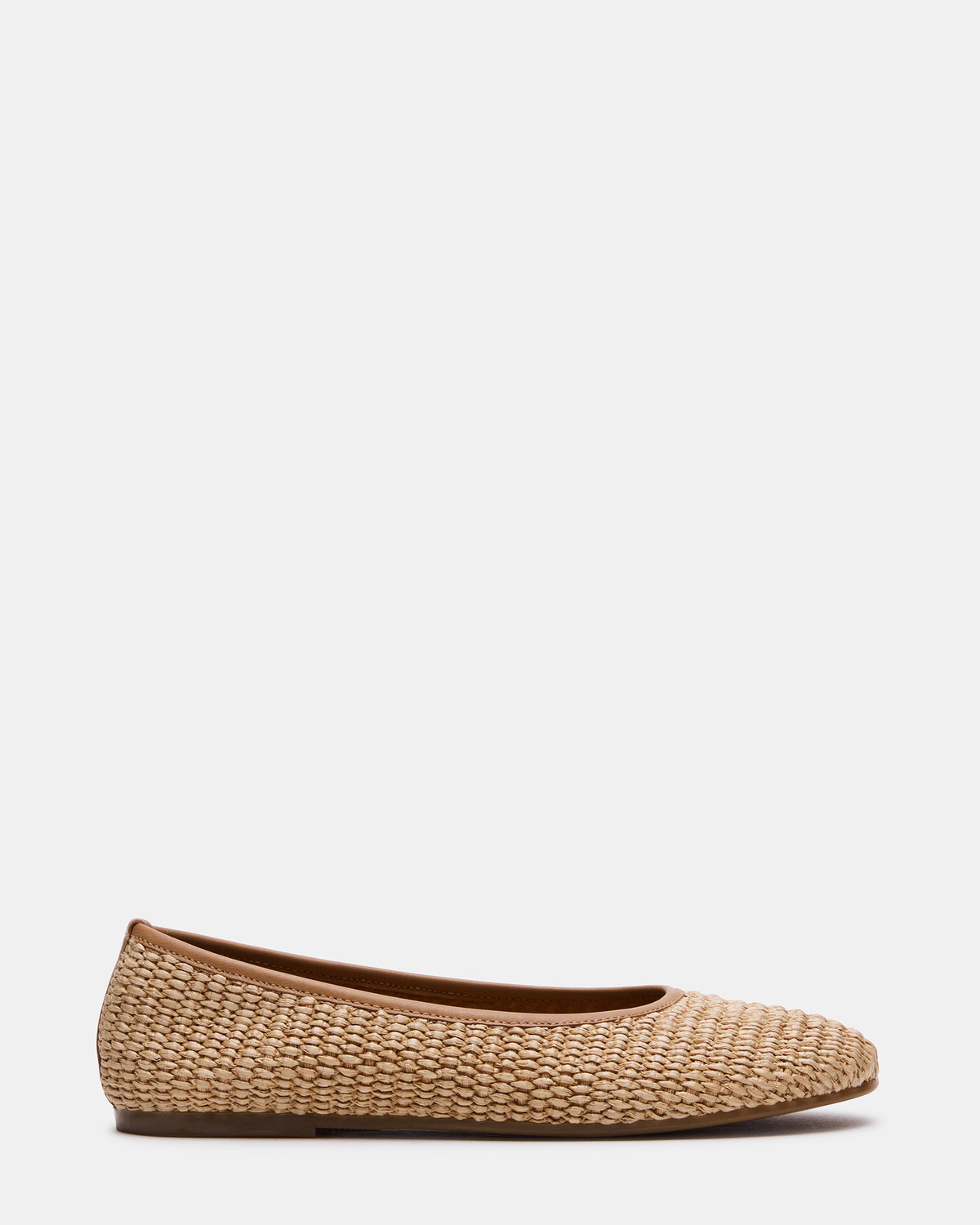 MERLOT Natural Raffia Ballet Women's Flat Steve Madden NATURAL RAFFIA