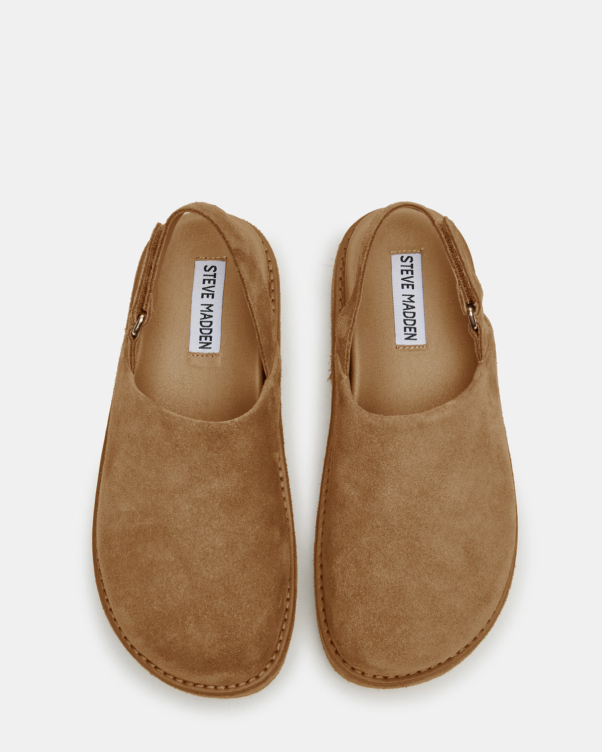 MELLOW Cognac Suede Women's Slingback Platform Clog Steve Madden COGNAC SUEDE