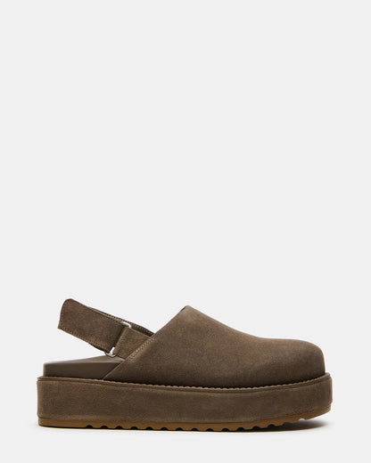 MELLOW Grey Sage Women's Slingback Platform Clog Steve Madden GREY SAGE