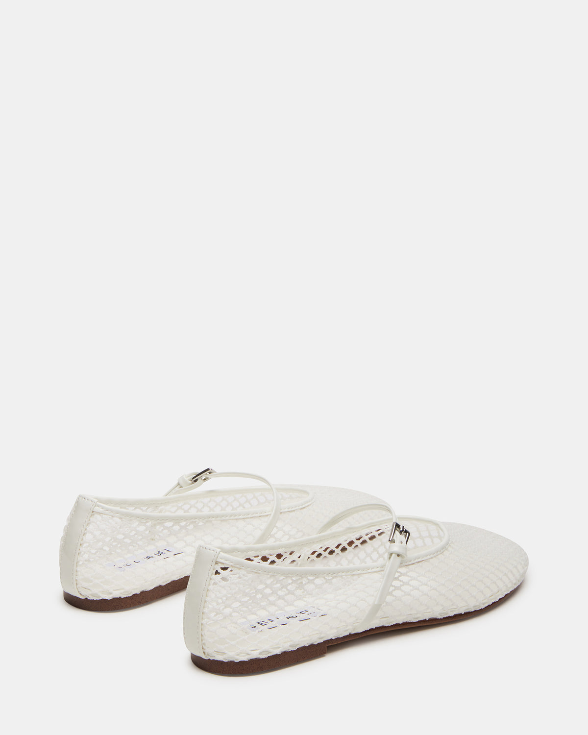 MAGS White Mary Jane Women's Ballet Flats Steve Madden WHITE