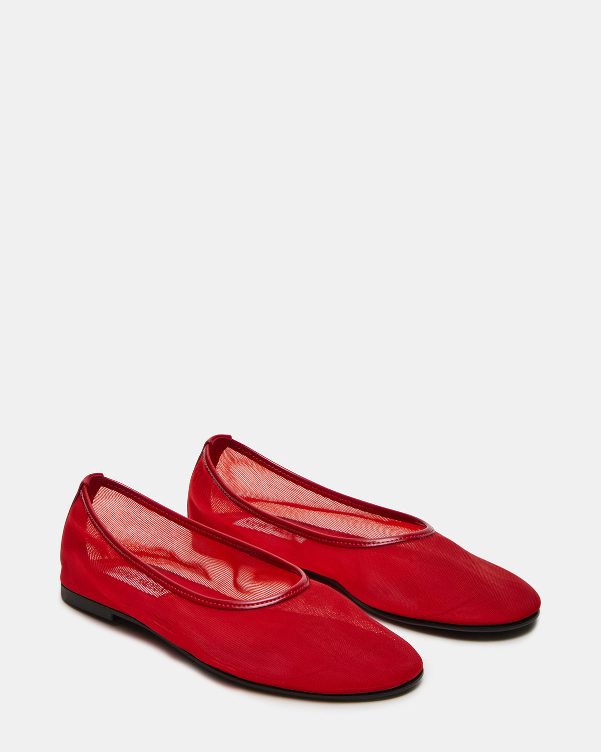 MEADOW Red Mesh Women's Ballet Flats Steve Madden RED