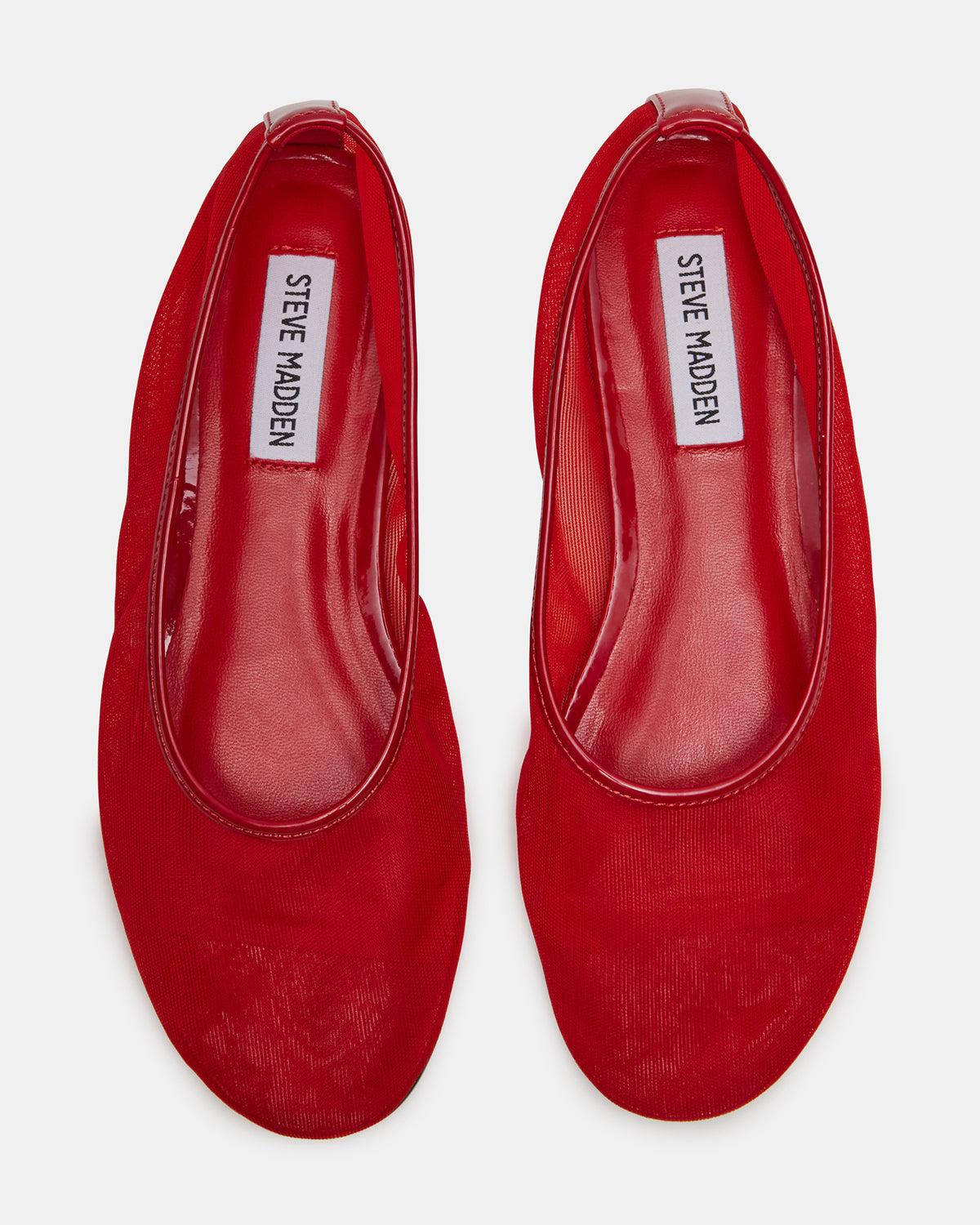 MEADOW Red Mesh Women's Ballet Flats Steve Madden RED