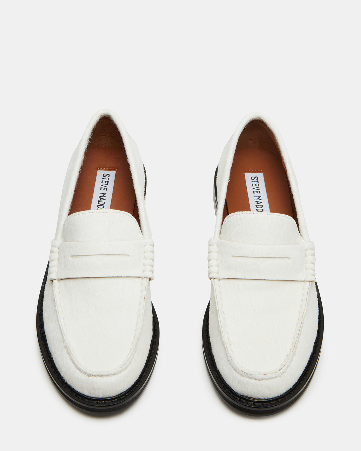 MADISON White Multi Women's Penny Loafer Steve Madden WHITE MULTI