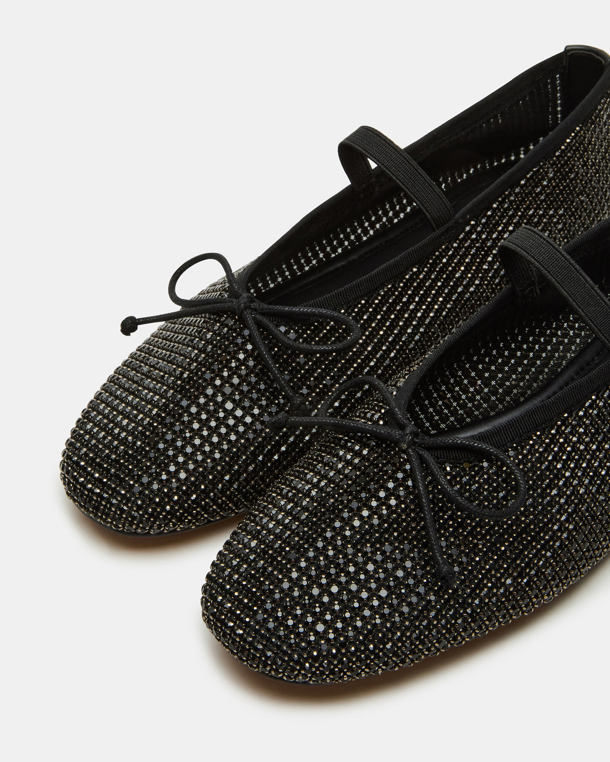 DELARA Rhinestones Black Multi Mary Jane Ballet Women's Flat Steve Madden BLACK MULTI