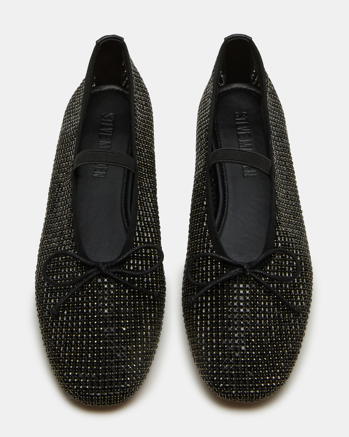 DELARA Rhinestones Black Multi Mary Jane Ballet Women's Flat Steve Madden BLACK MULTI