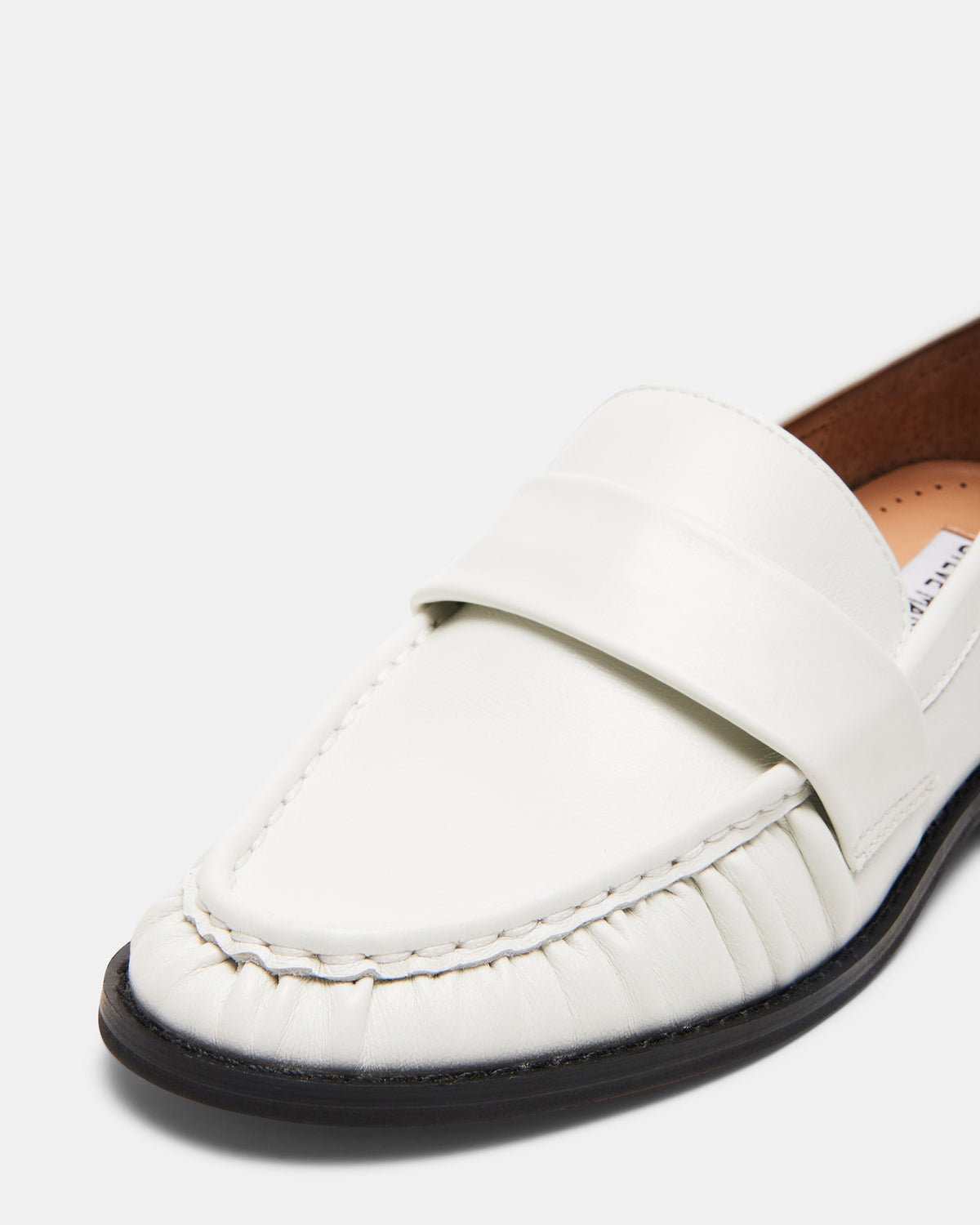 RIDLEY Ice Leather Tailored Loafer | Women's Loafers Steve Madden ICE LEATHER