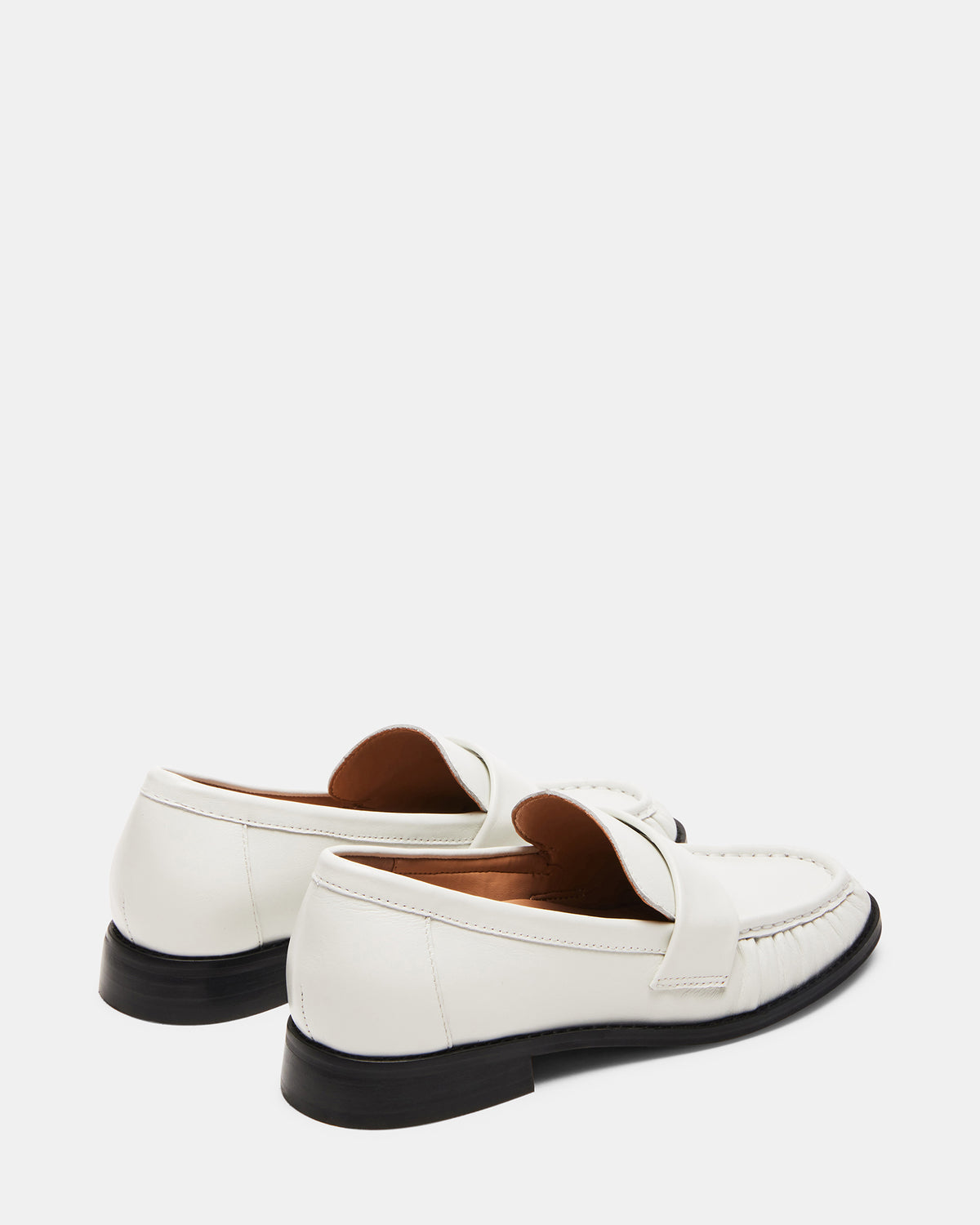 RIDLEY Ice Leather Tailored Loafer | Women's Loafers Steve Madden ICE LEATHER