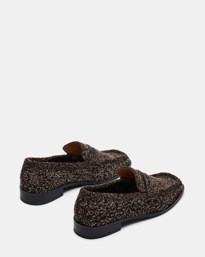 PARLOUR Brown Suede Square Toe Loafer | Women's Loafers Steve Madden BROWN SUEDE