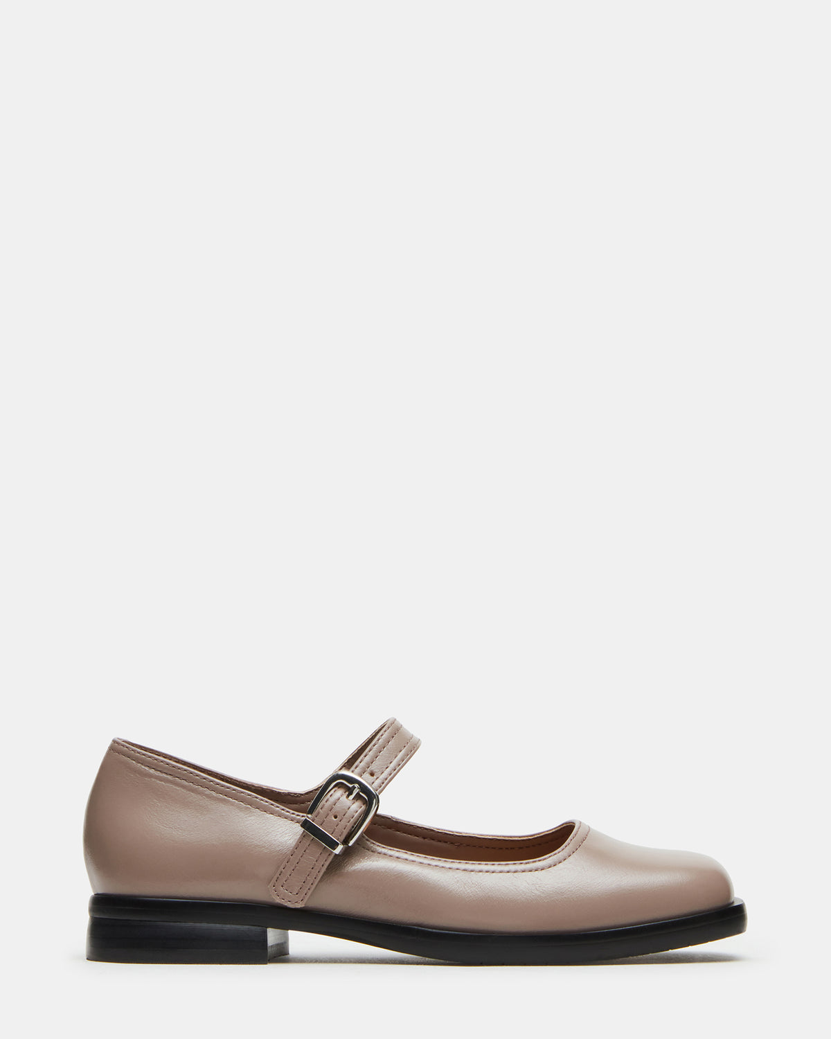 DELANCY Taupe Leather Women's Mary Jane Flats Steve Madden TAUPE LEATHER