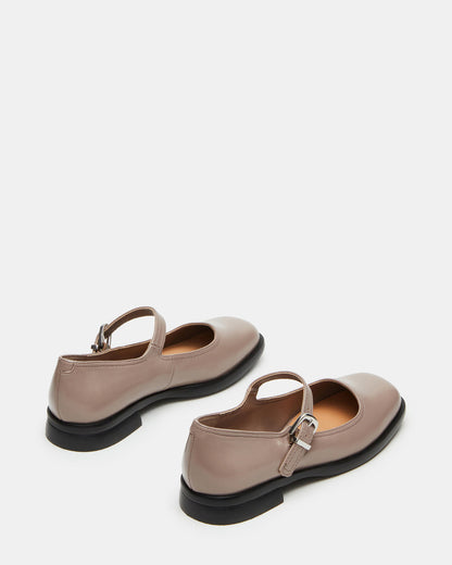 DELANCY Taupe Leather Women's Mary Jane Flats Steve Madden TAUPE LEATHER