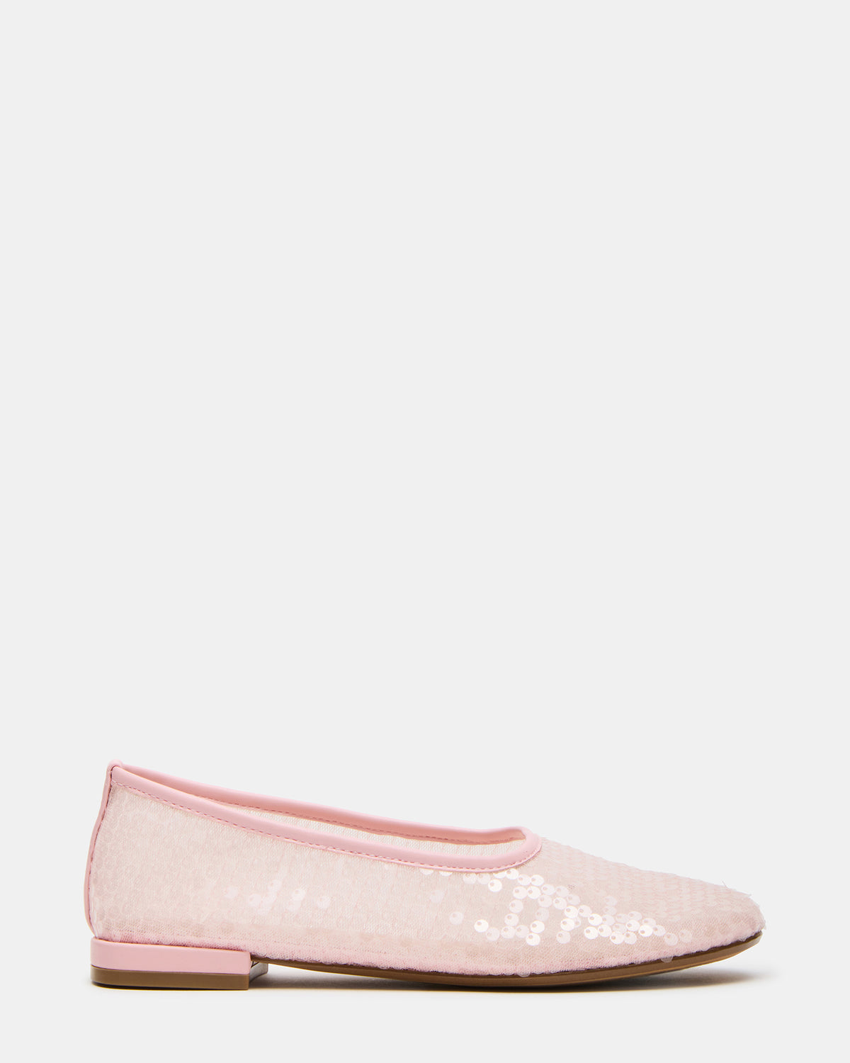 GARCELLE Pink Sequin Women's Ballet Flats Steve Madden PINK