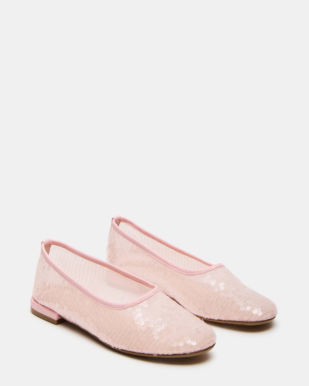 GARCELLE Pink Sequin Women's Ballet Flats Steve Madden PINK