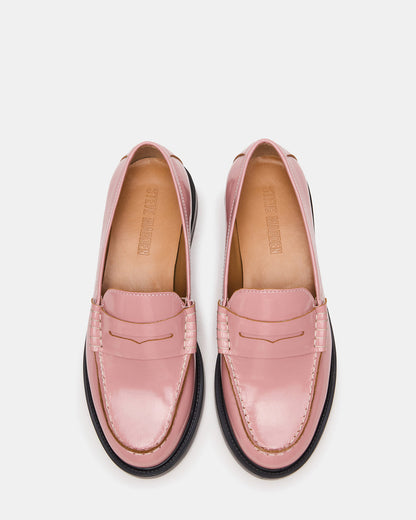 MADISON Light Pink Leather Women's Penny Loafer Steve Madden LIGHT PINK LEATHER