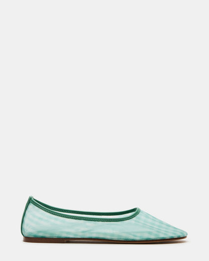 MEADOW Green Multi Mesh Women's Ballet Flats Steve Madden GREEN MULTI