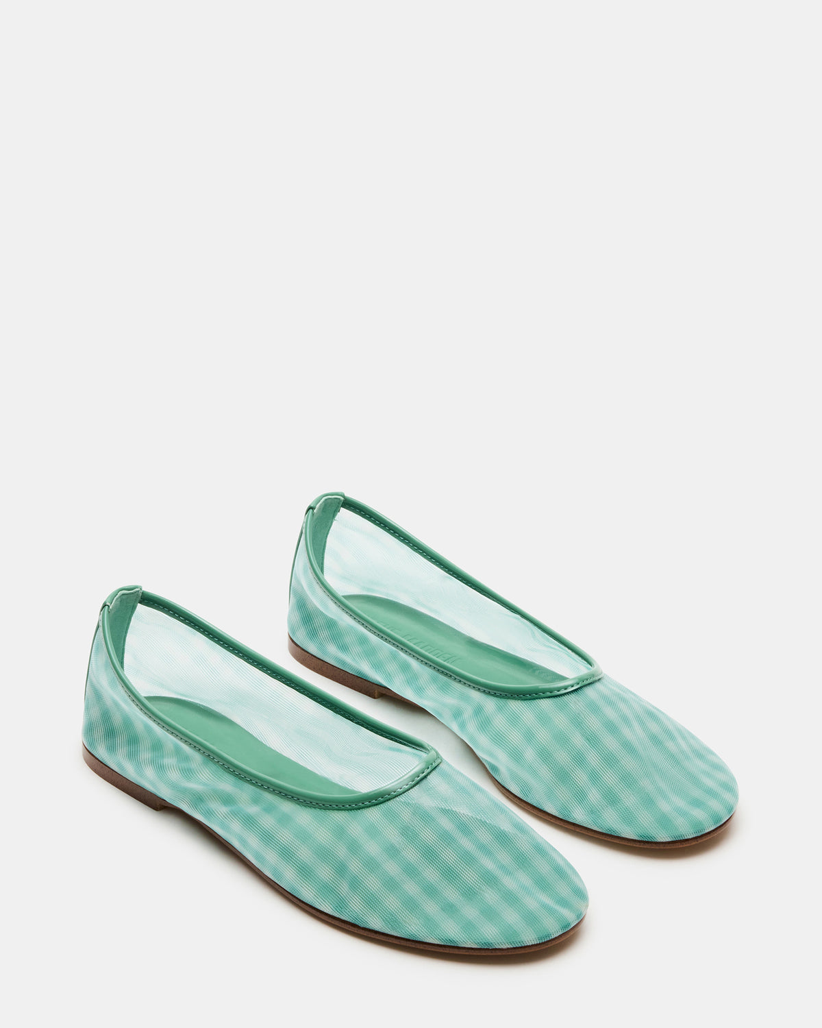 MEADOW Green Multi Mesh Women's Ballet Flats Steve Madden GREEN MULTI
