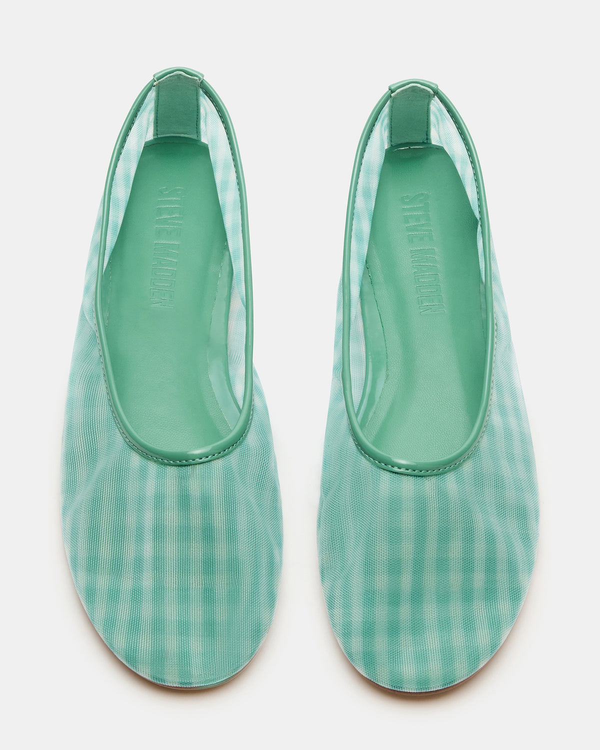 MEADOW Green Multi Mesh Women's Ballet Flats Steve Madden GREEN MULTI