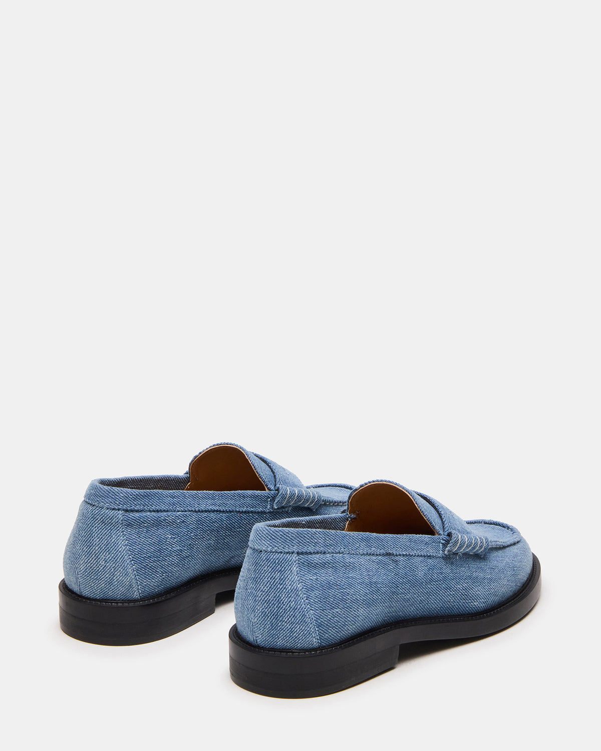 MADISON Denim Fabric Women's Penny Loafer Steve Madden DENIM FABRIC