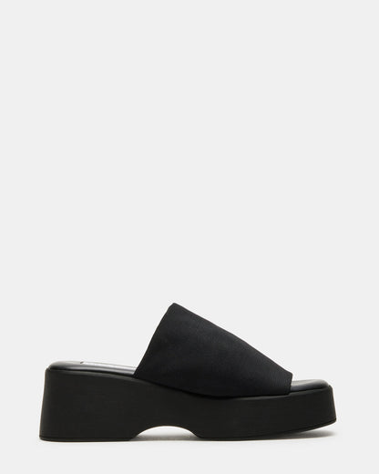 SLINKY30 Black Women's Platform Sandal Steve Madden BLACK