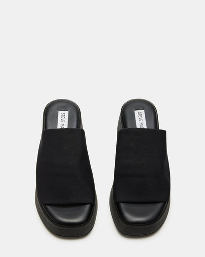 SLINKY30 Black Women's Platform Sandal Steve Madden BLACK