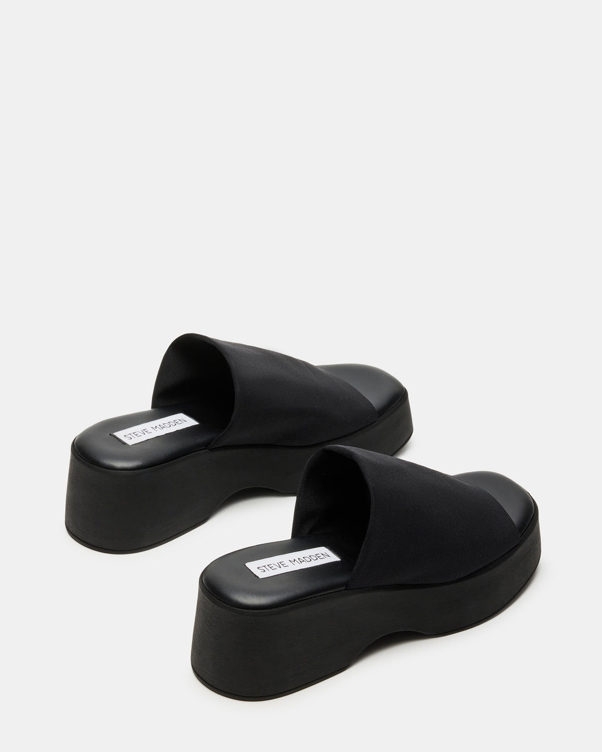 SLINKY30 Black Women's Platform Sandal Steve Madden BLACK
