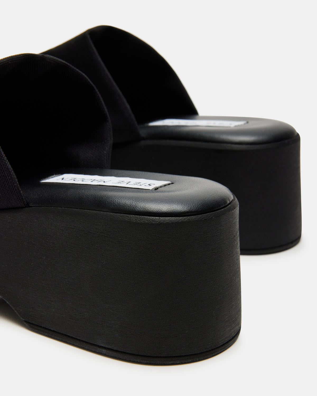 SLINKY30 Black Women's Platform Sandal Steve Madden BLACK